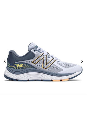 Women's Gray and White New Balance 840 Sneakers Size 12